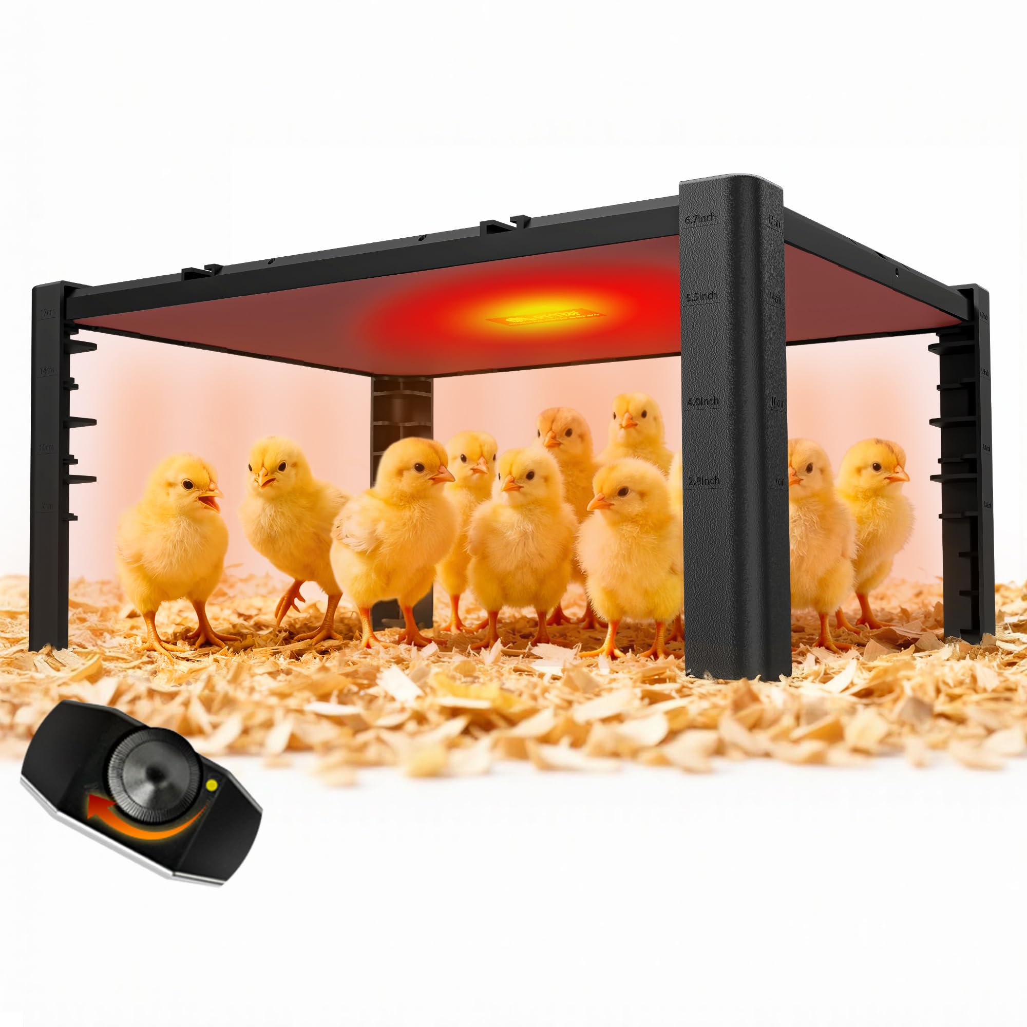 PETNF brooder plate 11.8x15.8 inches warming surface for up to 20 chicks