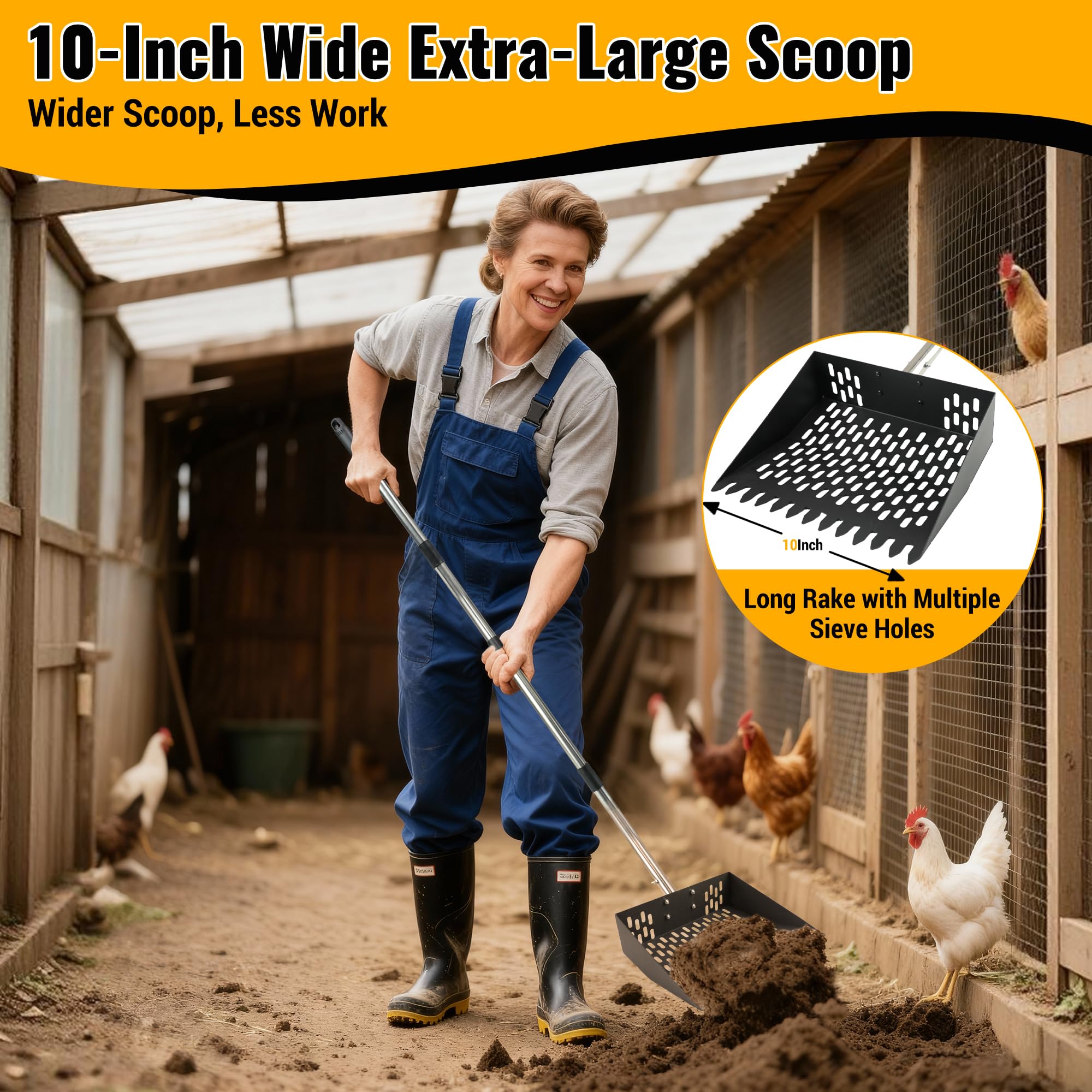 PETNF ergonomic non-slip handle designed for comfortable one-handed use.
