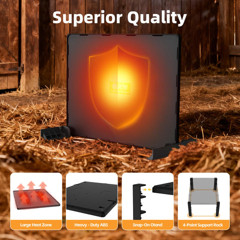 PETNF LED indicator shows active heating at a glance