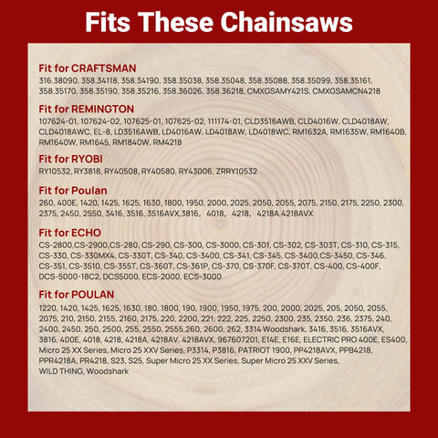 PETOX chain with protective oil for corrosion resistance during use