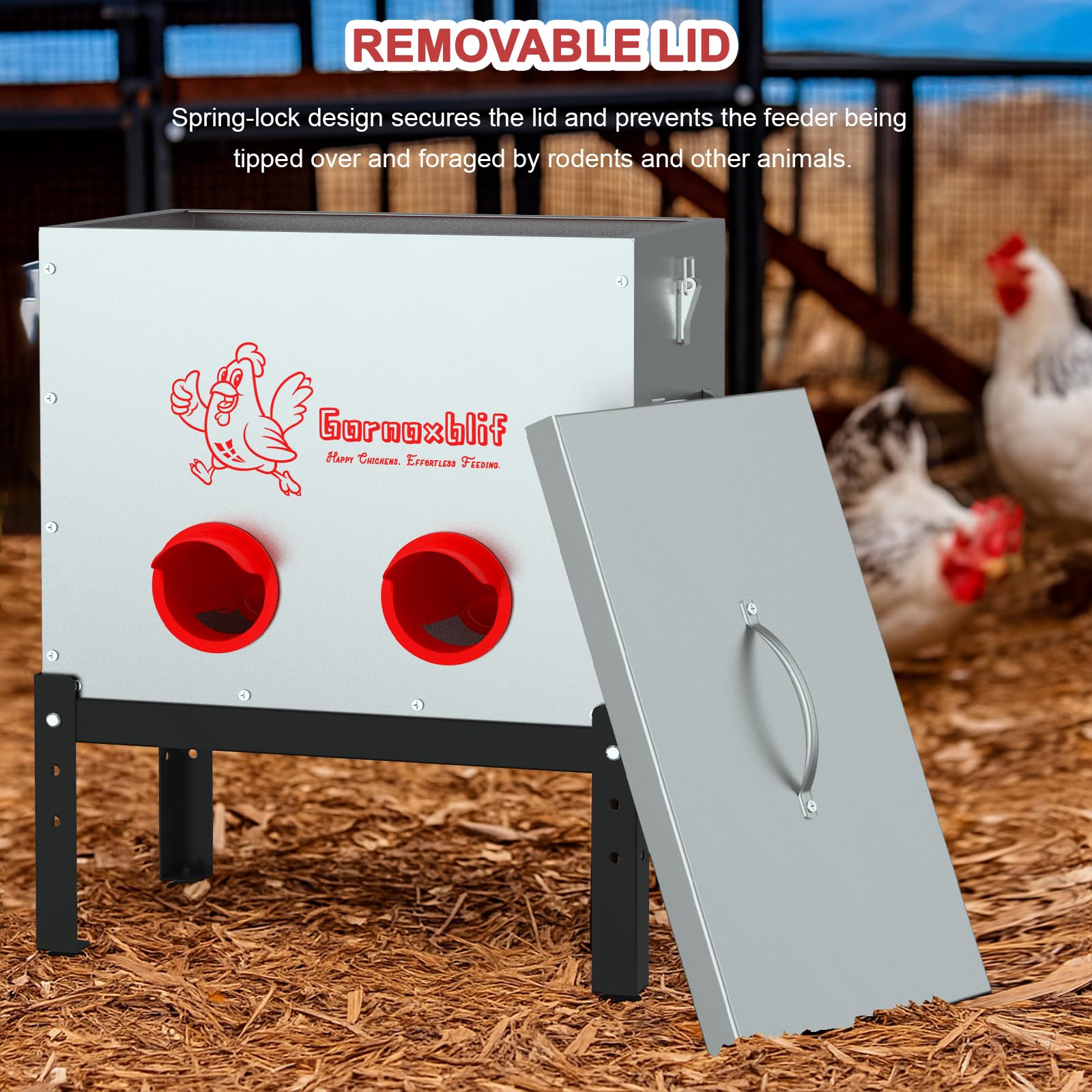 Petpvilit weatherproof design suits different coop surfaces