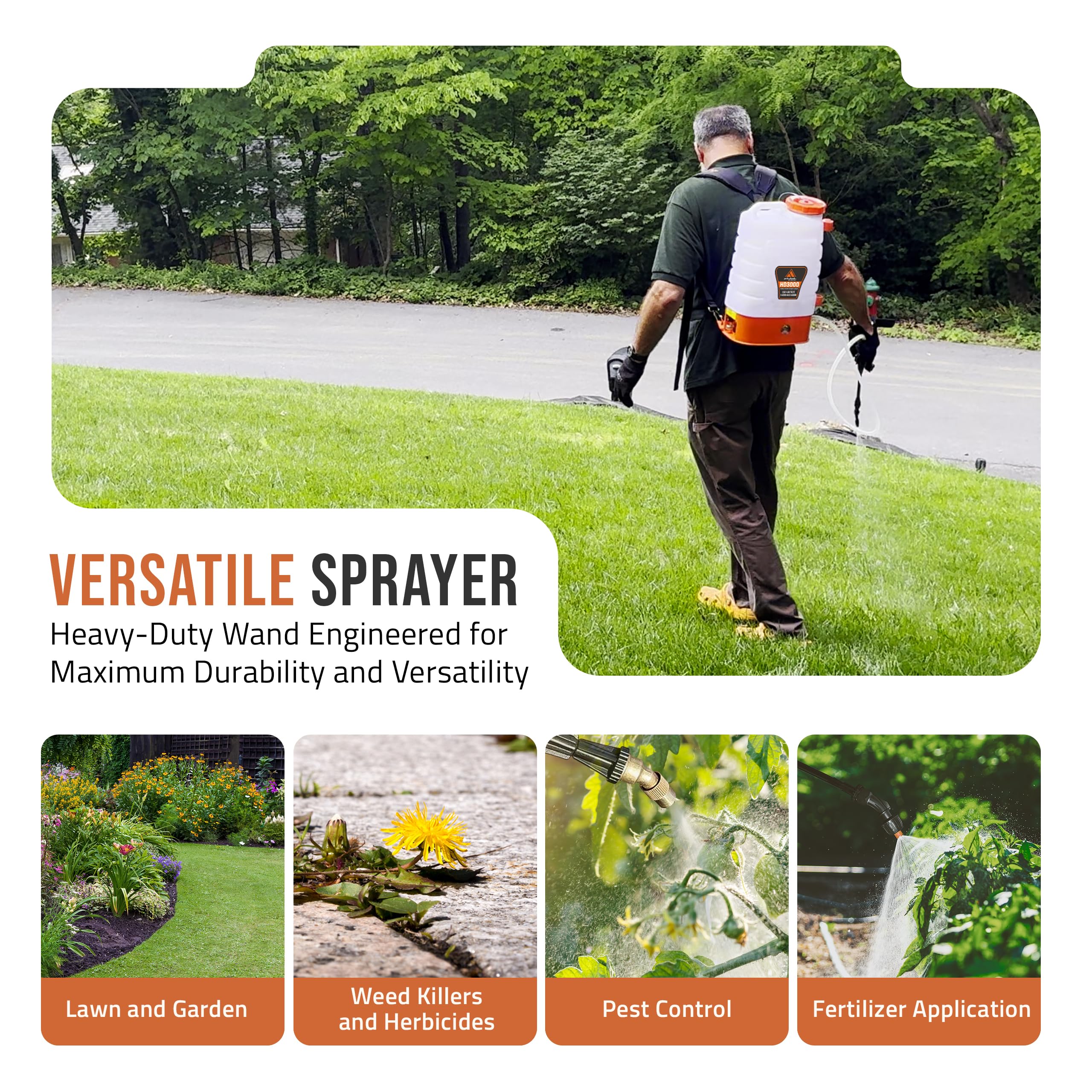 Petra HD3000 six-nozzle cluster enables versatile coverage options.