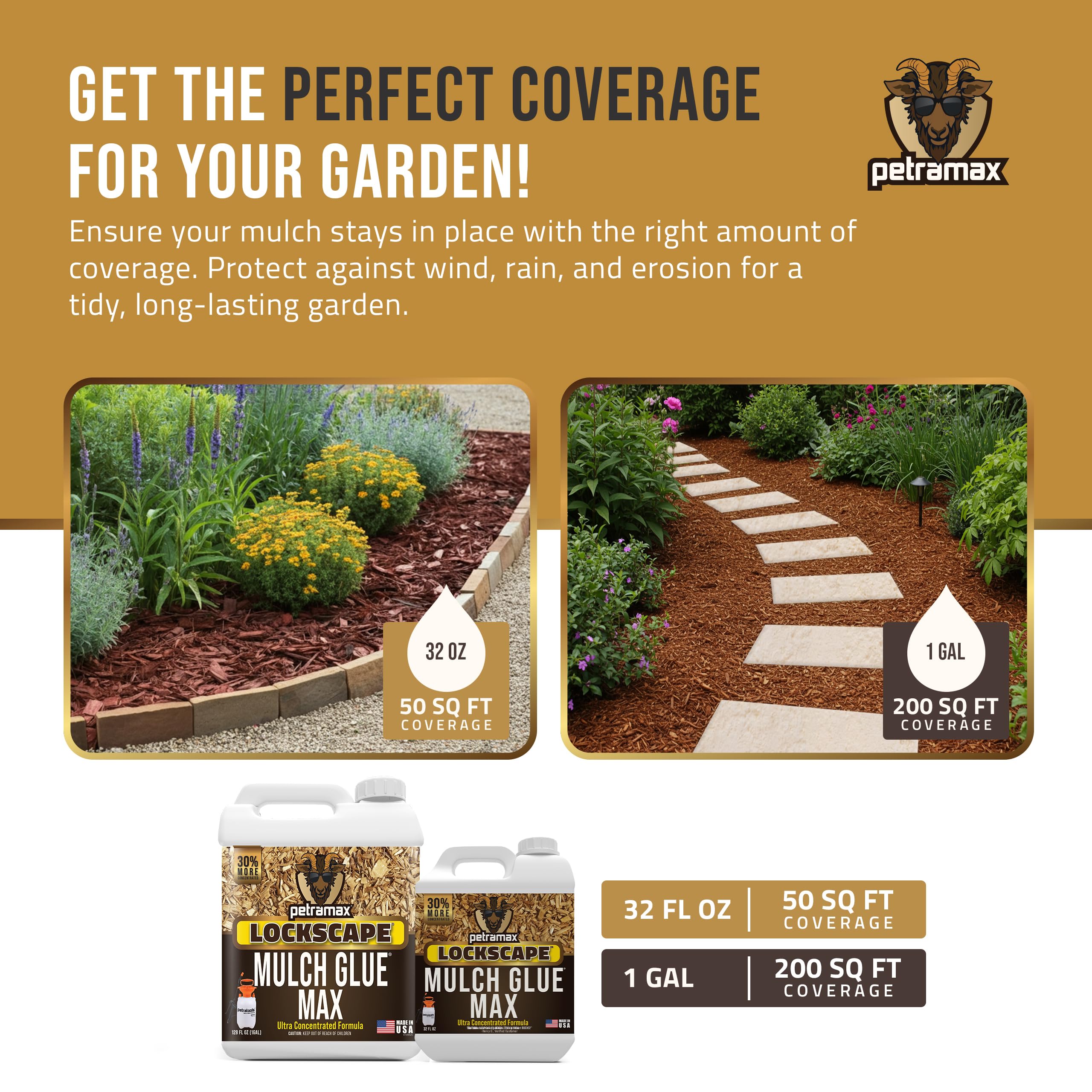 Petra Max Lockscape Glue binds small gravel securely for stable walkways