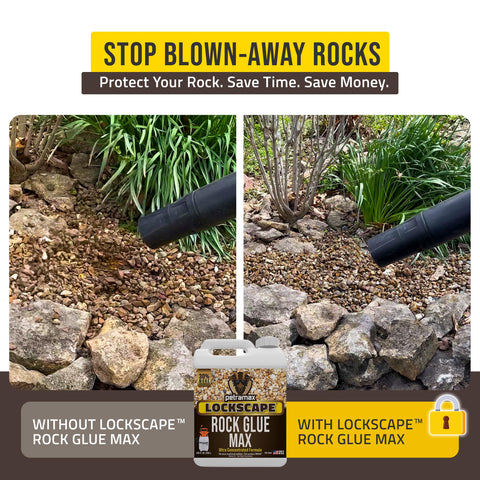 Petra HD101 two-nozzles provide adjustable spray for mulch or gravel projects.