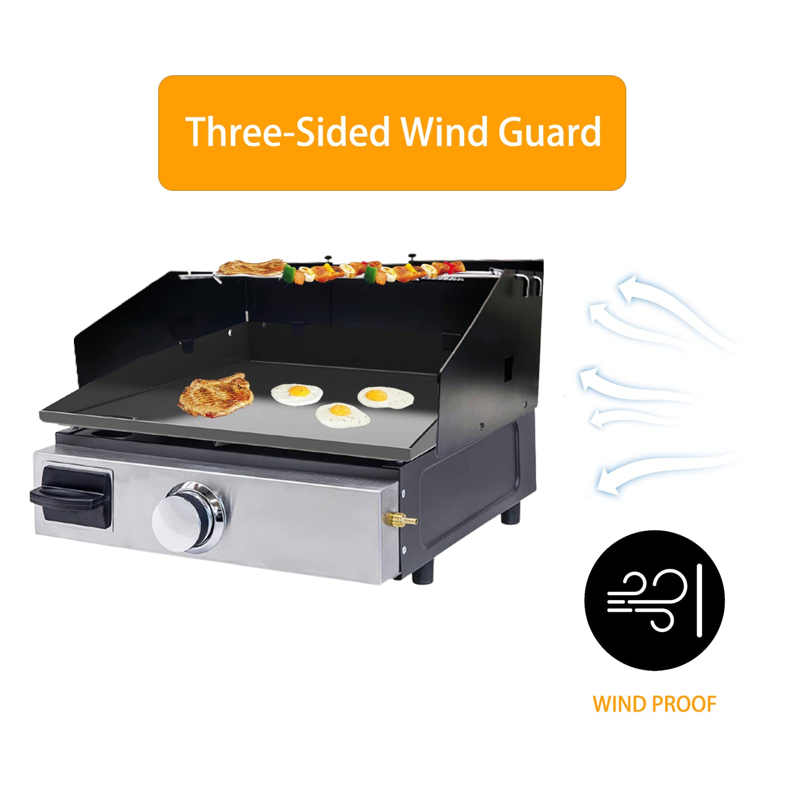 Warming rack extended to provide extra space for keeping food warm