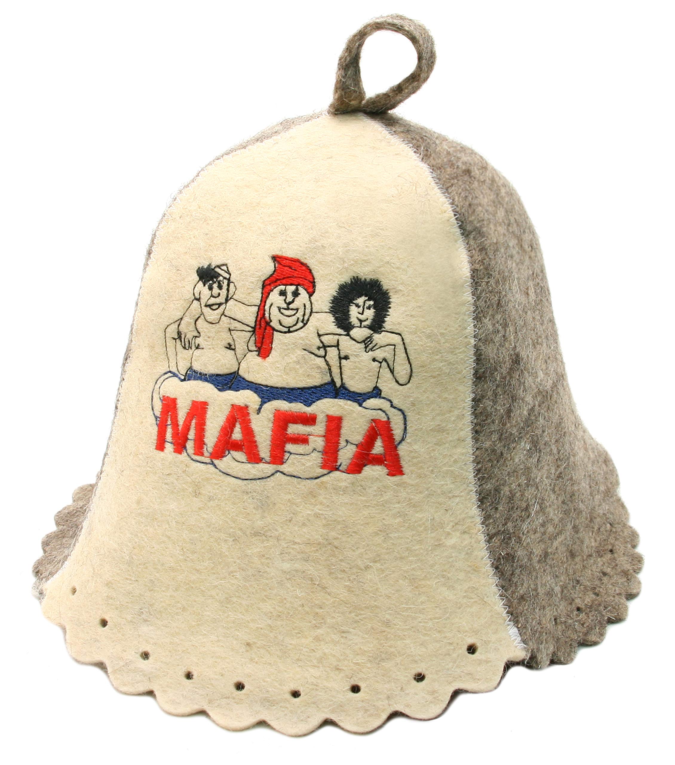 PetriStor gift-ready wool sauna hat in elegant packaging for sauna lovers.