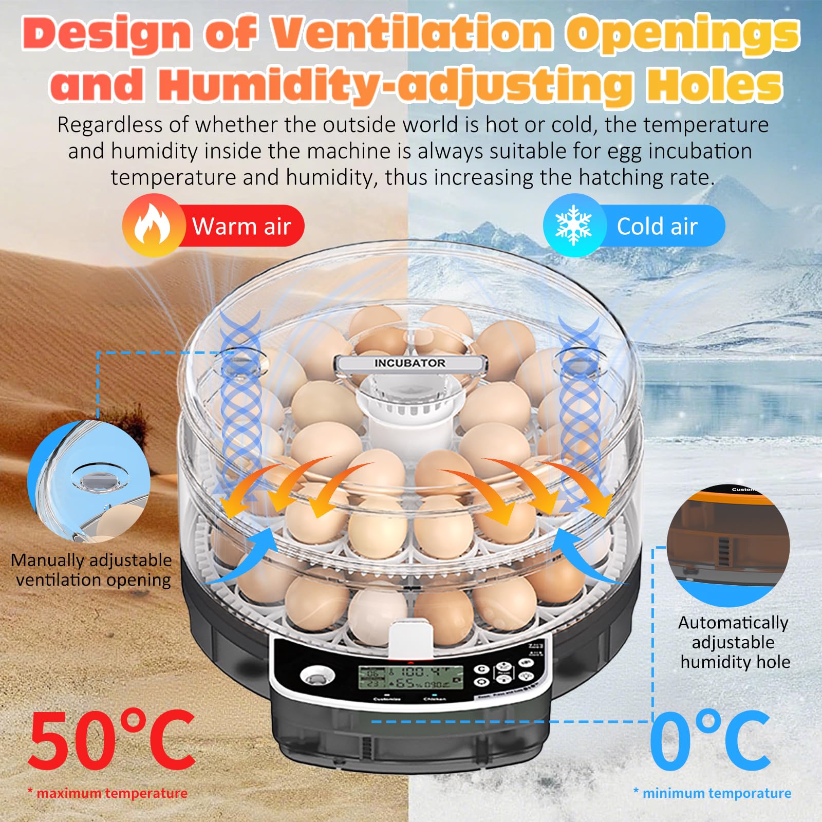PETSFOND automatic water tank keeps humidity through the entire cycle.