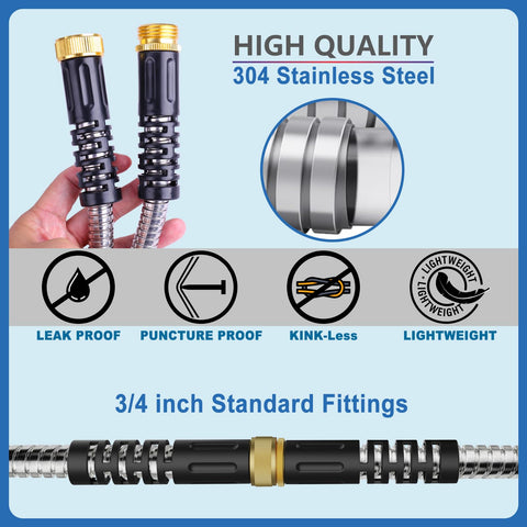 PETSWI 5/8 outer and 1/2 inner diameter hose for smooth water flow.