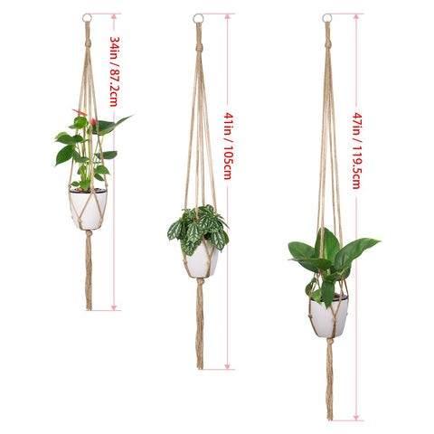 Petutu natural jute macrame hanger showcases durable rustic charm.