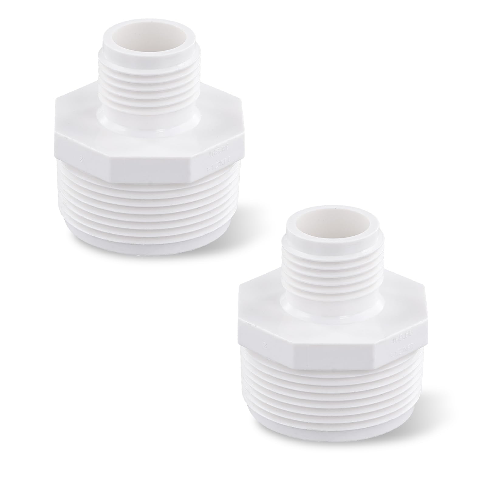Peutier PVC garden hose adapters pack for quick hose connections.
