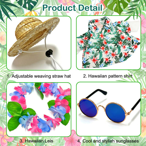 Pextian Hawaiian Porch Goose Hat includes adjustable strap for a secure lawn look.