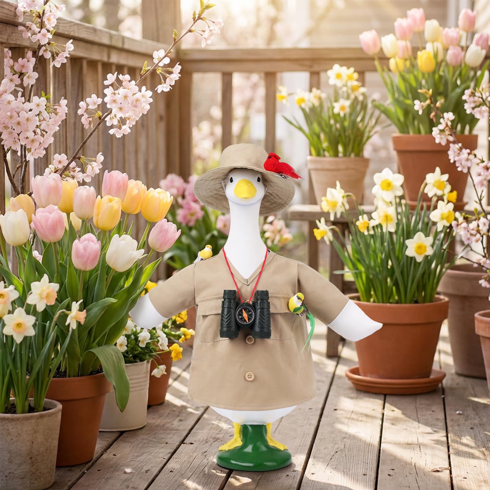 Pextian porch decoration set fits yards, gardens, and front doors.