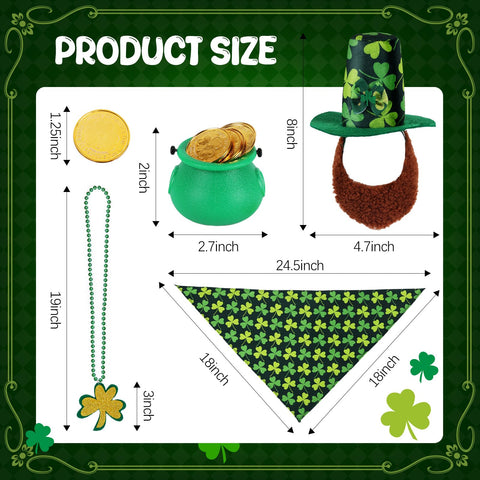 Pextian bearded hat on porch goose for playful St Patrick's styling.