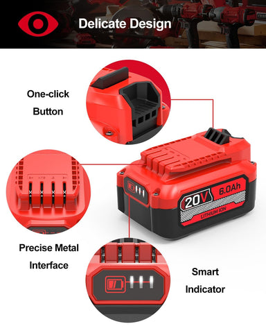 PEYESTEN 20V battery with LED BMS highlights safe, balanced power delivery.