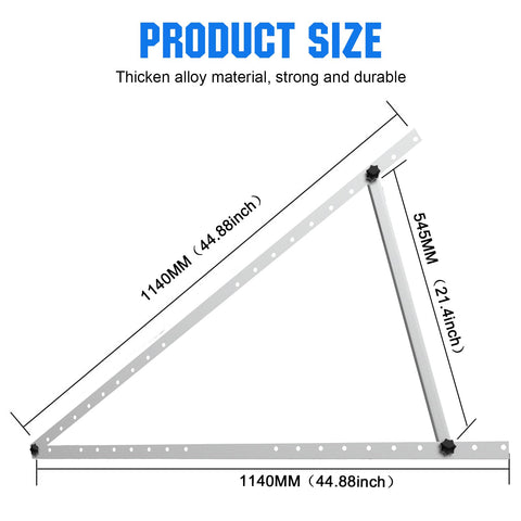 PFCTART tilt-leg foldable design enables quick tilt adjustments for seasonal sun angles.