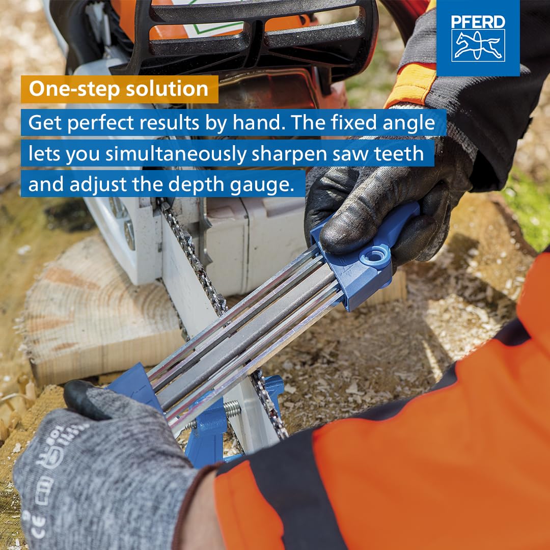 PFERD CS-X compact design supports on-site sharpening.