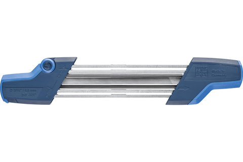 PFERD CS-X sharpener front view showing sturdy construction for reliable manual sharpening.