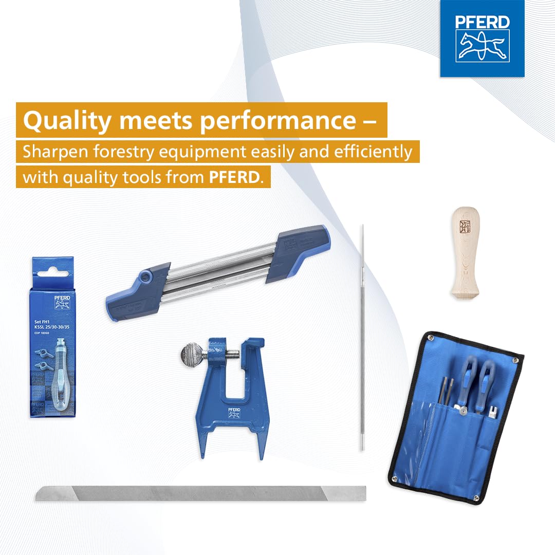 PFERD portable on-the-go filing vise for remote maintenance
