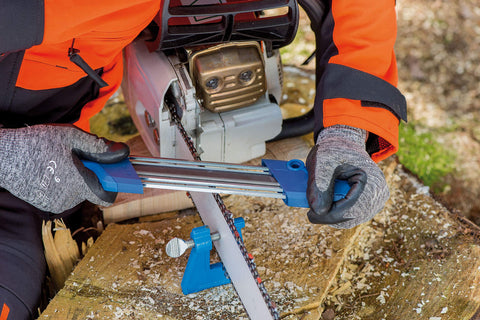 PFERD solid steel filing clamp construction for rugged durability