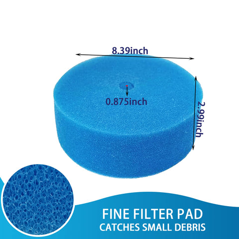 Pftjujudan fine filter pad targets tiny particles for clearer pond water