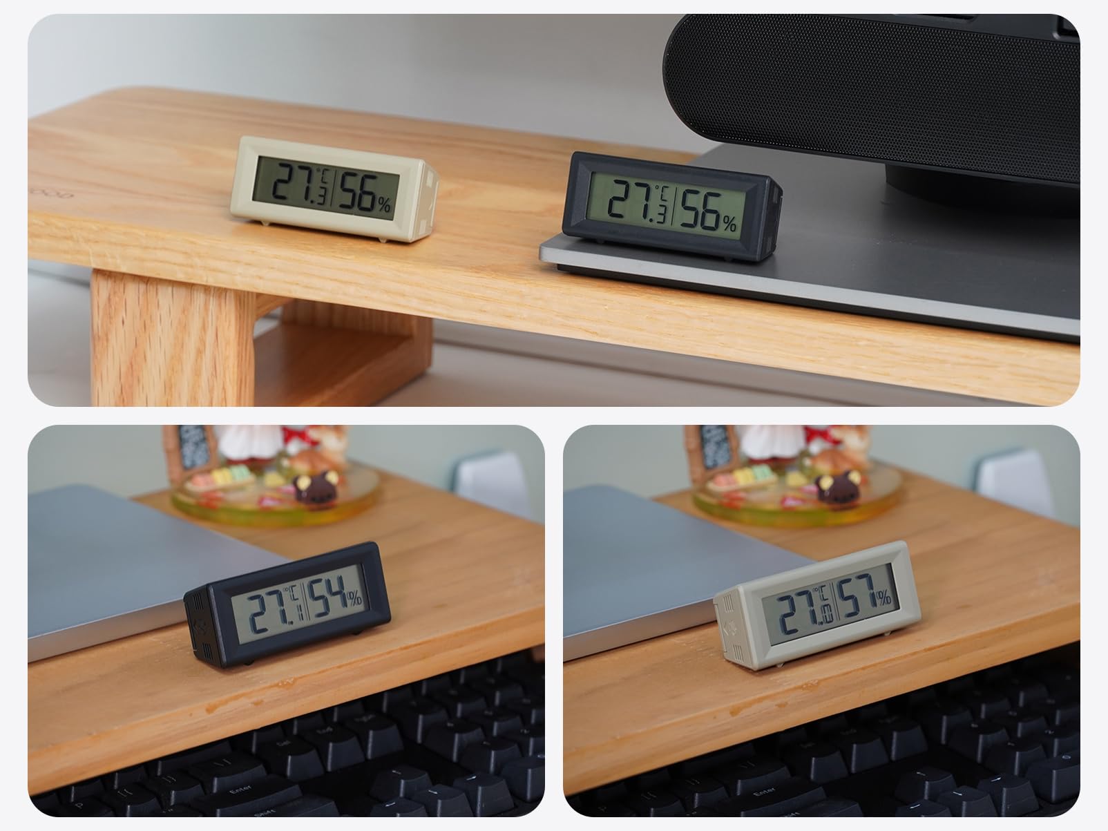 PFTTDD hygrometer used in greenhouse to track humidity and temperature.