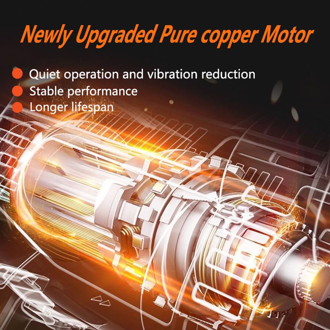 PFYELYI high-torque motor tackles dense vegetation with ease.