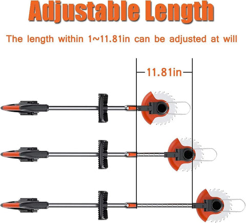 PFYELYI Weed Wacker ergonomic-handle reduces fatigue during extended trimming.