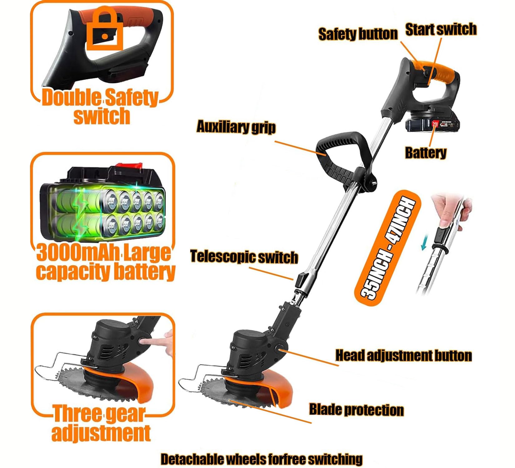 PFYELYI blade kit with multiple blades for different tasks