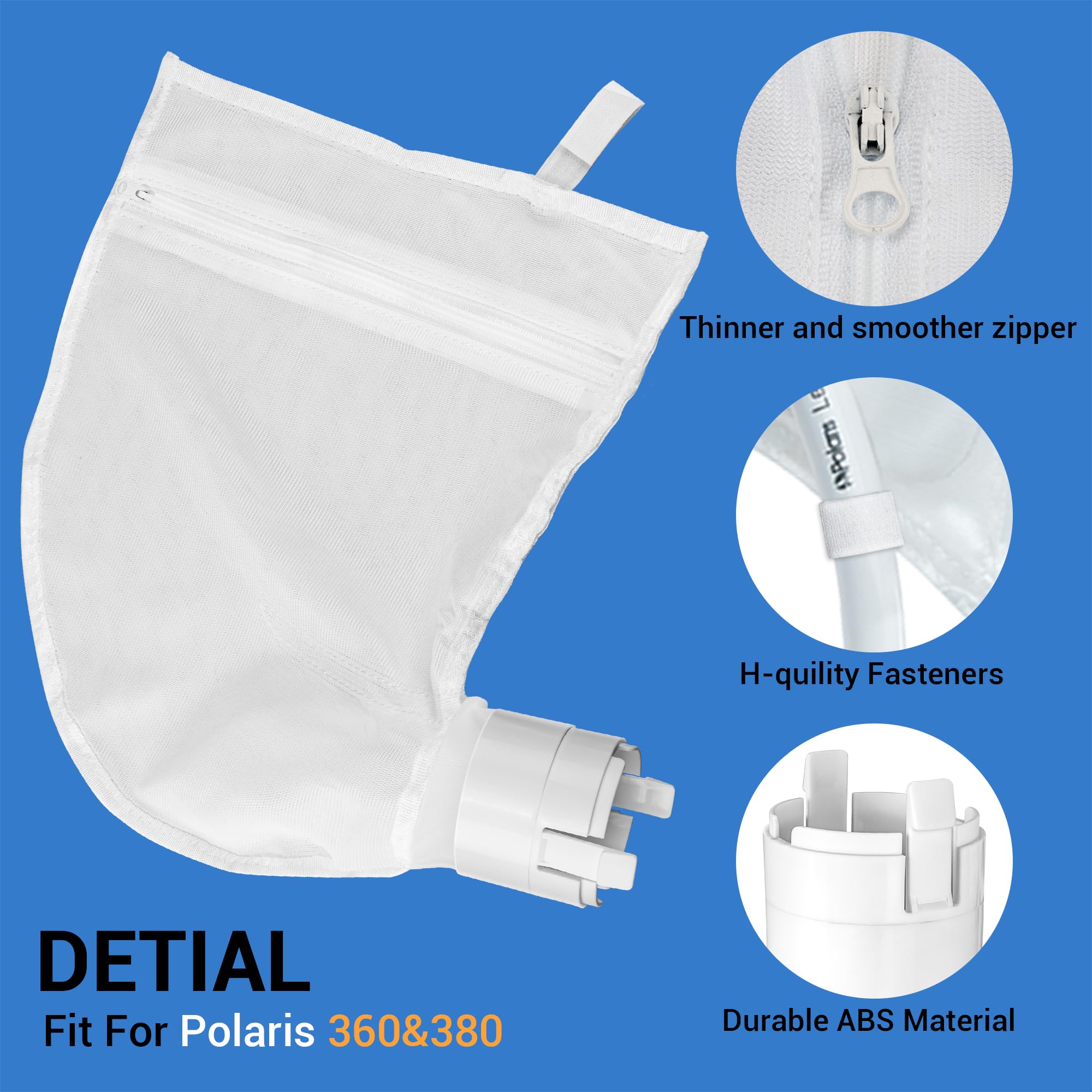 PGFUN two-sided opening bag for fast cleaning and reloading