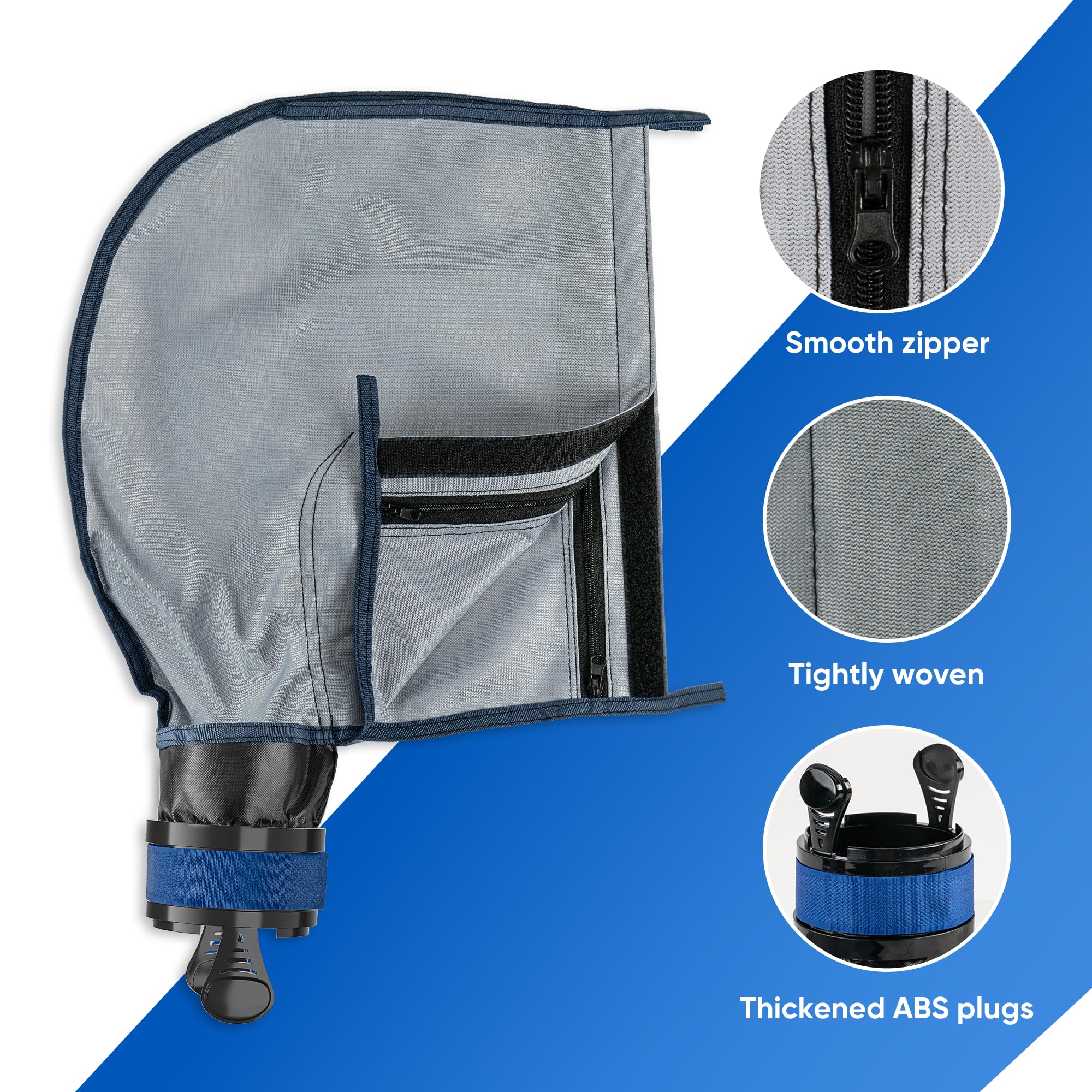 Reinforced high-density fabric provides durable, repeat-use performance.