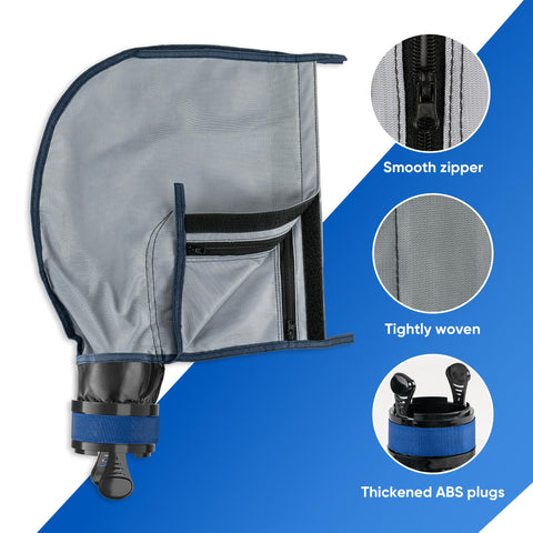 Reinforced high-density fabric provides durable, repeat-use performance.