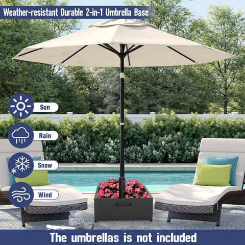 PGGP durable base suitable for patios, decks, gardens, poolside, and lawns