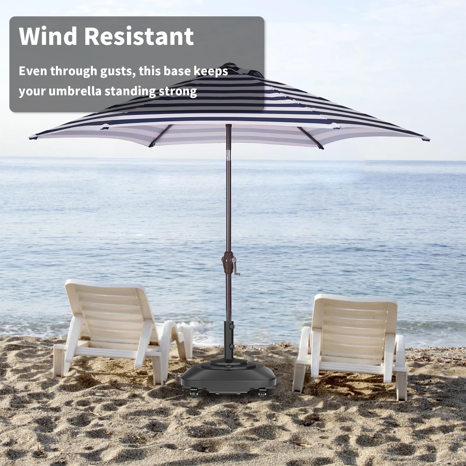 PGGP water-fill option for adjustable weight and stability