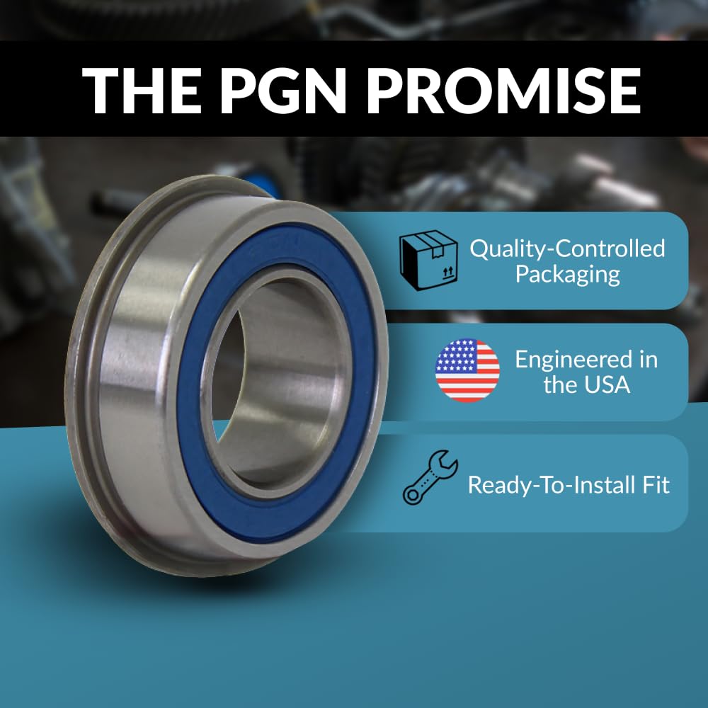 PGN Bearings rated for 21,000 rpm enabling smooth high-speed wheel performance.