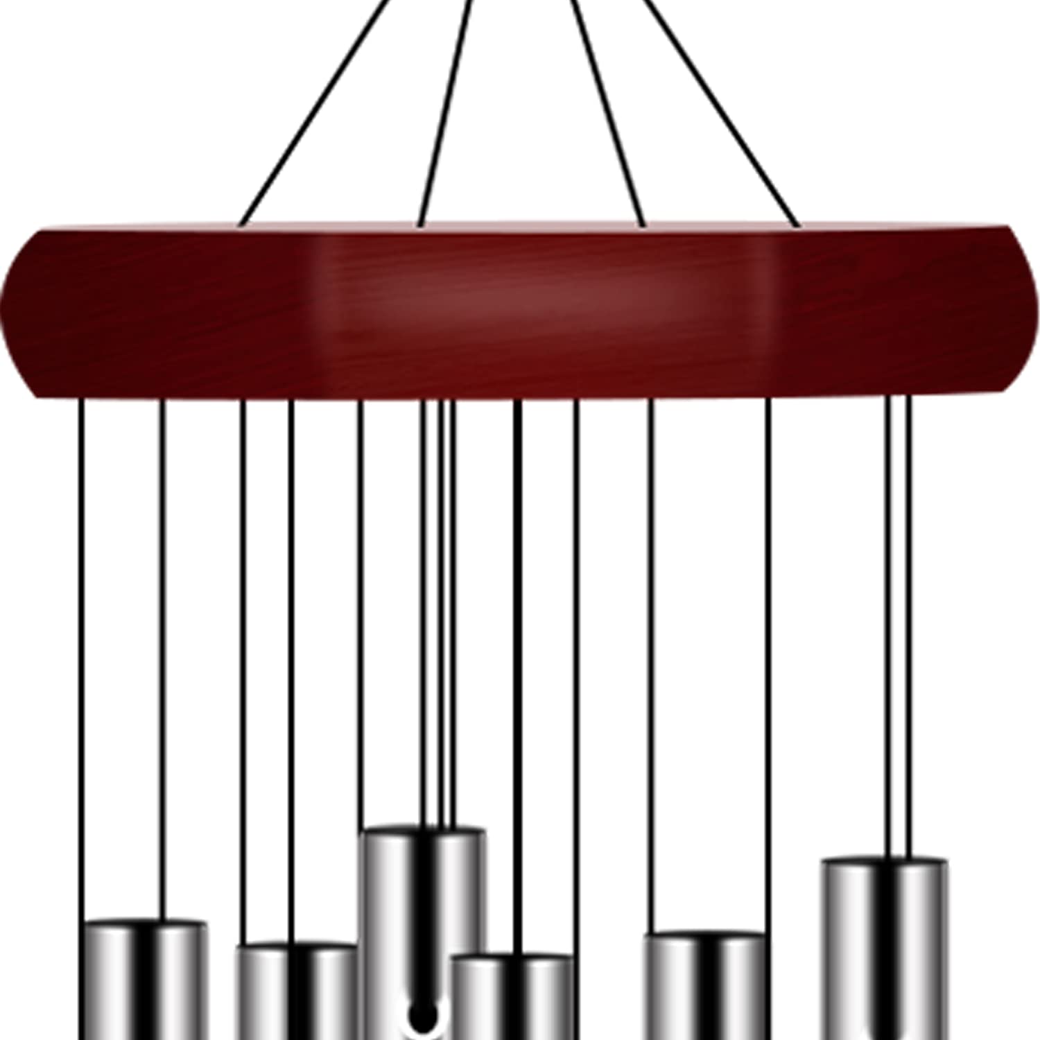 Pgzsy memorial wind chime durable nylon rope showcases robust outdoor construction
