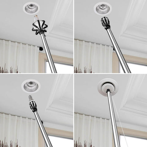 Phaniteces extended reach enables ladder-free bulb changes