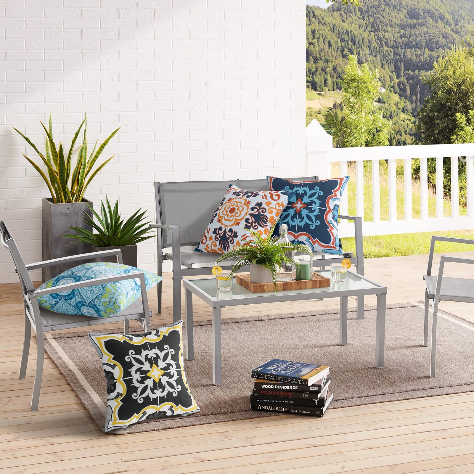 Phantoscope four-pack pillow covers provide consistent, quick refresh for any seating area