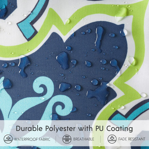 Phantoscope tile-pattern design with floral vines adds artistic coastal flair