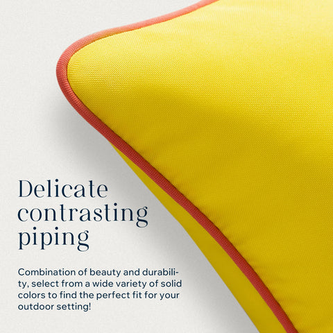 Phantoscope lemon yellow pillow cover water-resistant coating demonstration