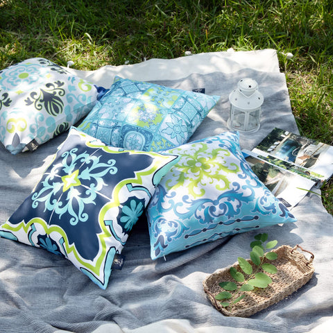 Phantoscope pillow cover with hidden zipper for a seamless insert replacement