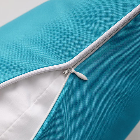 Phantoscope pillow cover with hidden zipper for quick insert and seamless appearance.