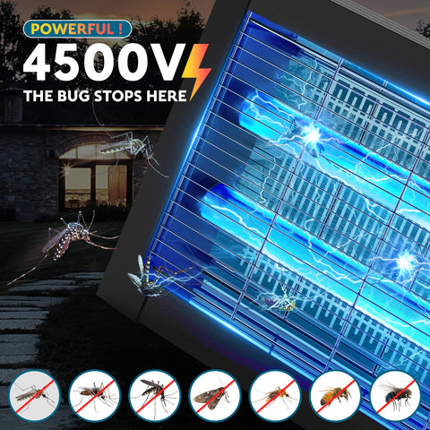 PhatroyYee zapper offers 1/2 acre coverage for patios and yards.