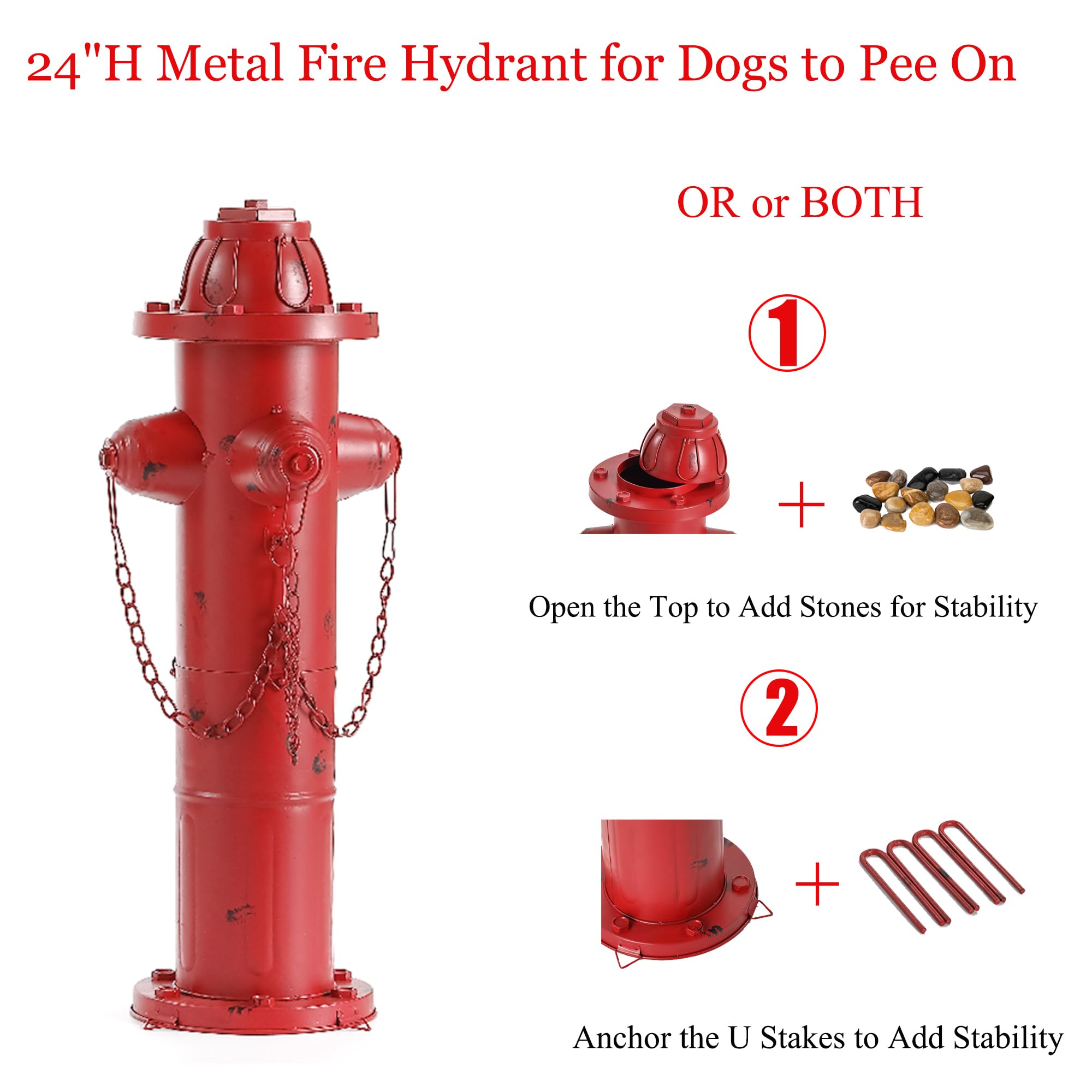 Phaxth 24-inch hydrant enhances outdoor space and training accuracy.