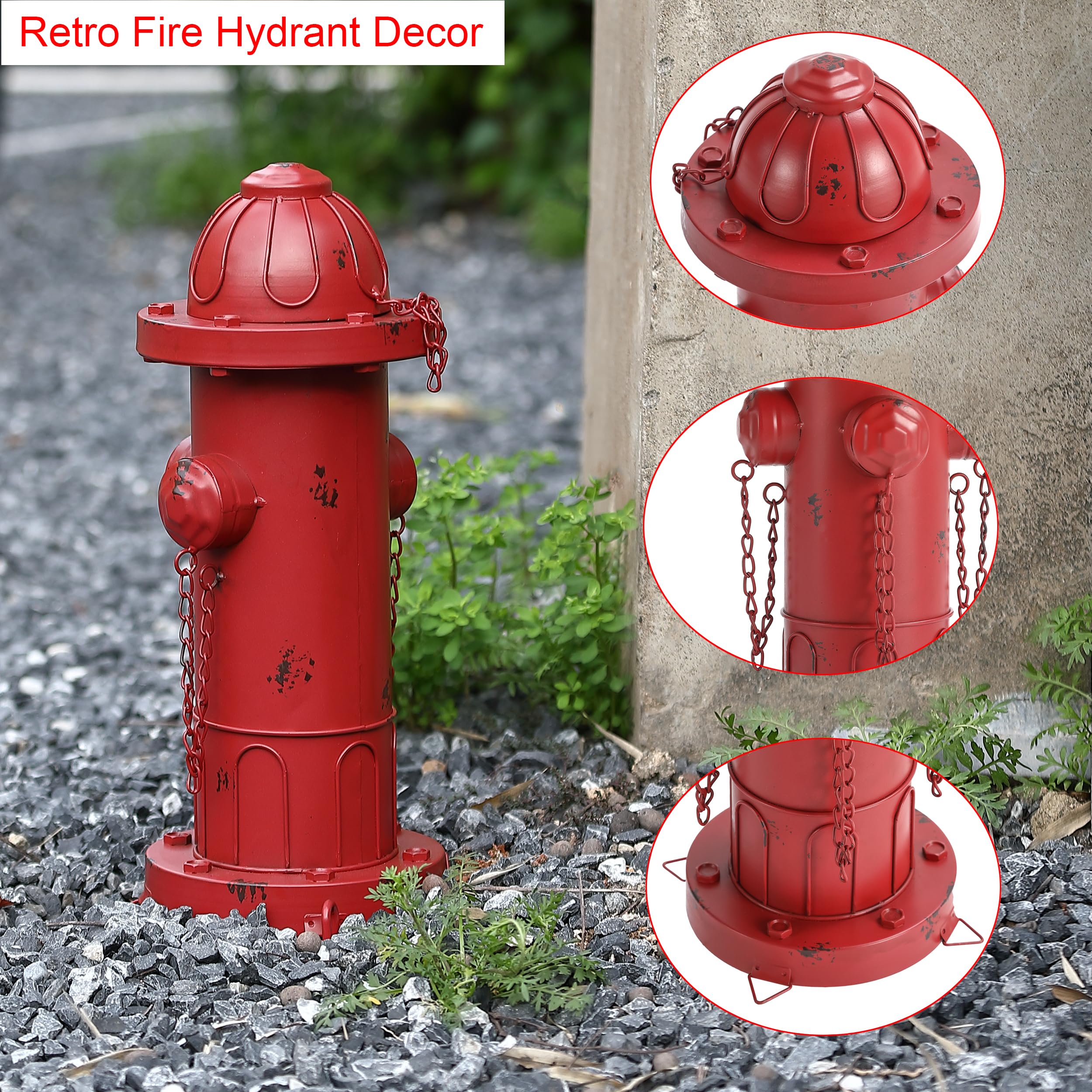Phaxth dog training hydrant post provides a dedicated pee spot.