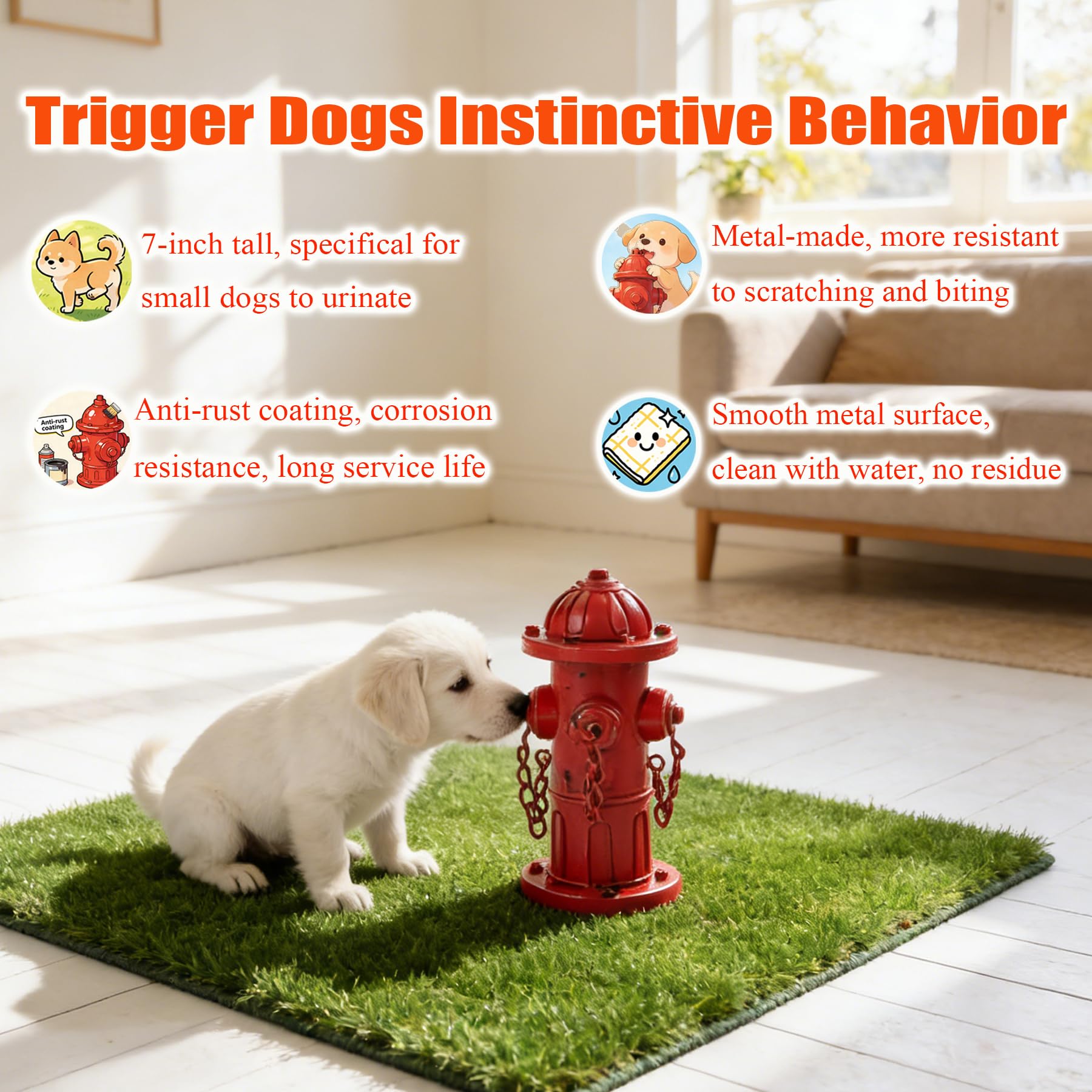 Phaxth fire hydrant sturdy-metal-wear highlights durable construction for outdoor use in all weather.
