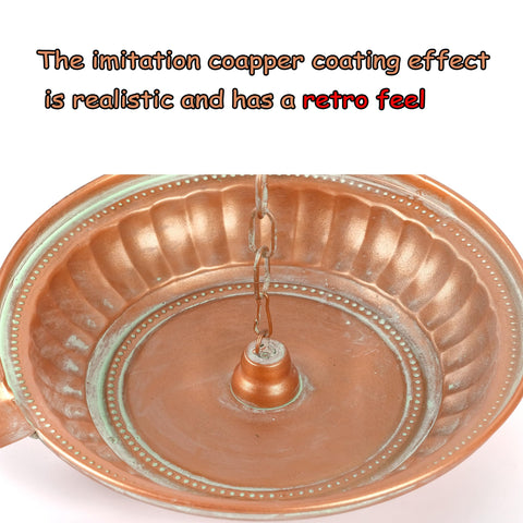 Phaxth spill-over pour spout shows controlled water flow for garden aesthetics.