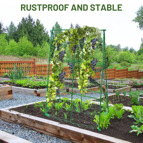PHENEAHILL trellis folded for storage shows portable, tool-free design.