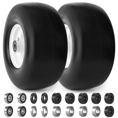 phepetroll 13x6-50-6 flat-free front tire assembly for zero-turn mowers