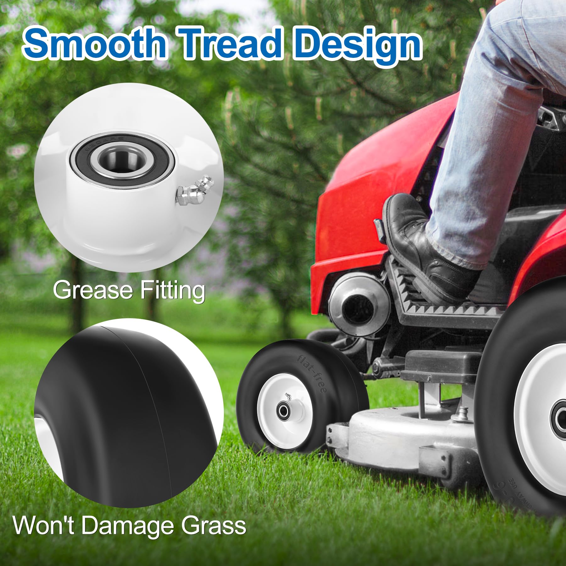 Phepetroll 500 lb load capacity supports heavy equipment and tasks.