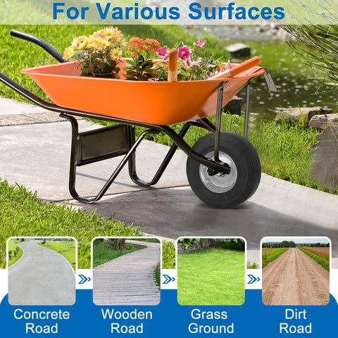 phepetroll all-weather wheels perform on varied terrains for outdoor use.